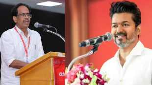 TVK Chief Vijay taking oath as CM | विजय यांचा शपथविधी सोहळा | Vande Mataram vs Tamil Thai Vaazhthu row | तमिळनाडू राज्यगीत वाद