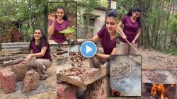 स्वत: चूल तयार केली, काजू भाजले…; ‘देवमाणूस’ किरण गायकवाड आहे कोकणचा जावई! बायकोने दाखवली गावची संस्कृती, पाहा…