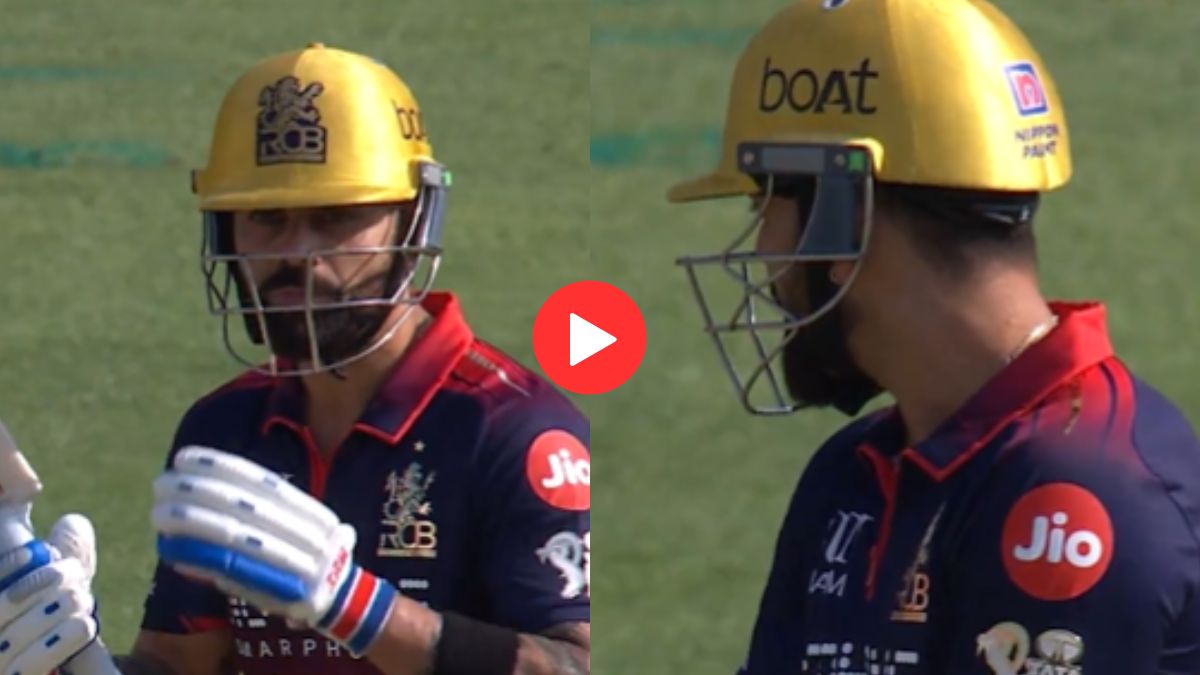 Virat Kohli: “हिंमत असेल तर मार ना…”, लाईव्ह सामन्यात विराट कोणाला असं म्हणाला? VIDEO होतोय व्हायरल