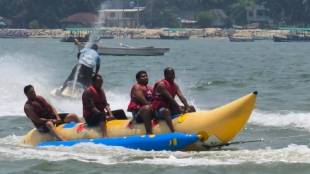 Malvan water sports closed updates | Sindhudurg fort boat service status | Maharashtra Maritime Board monsoon restrictions | Konkan tourism rainy season guidelines