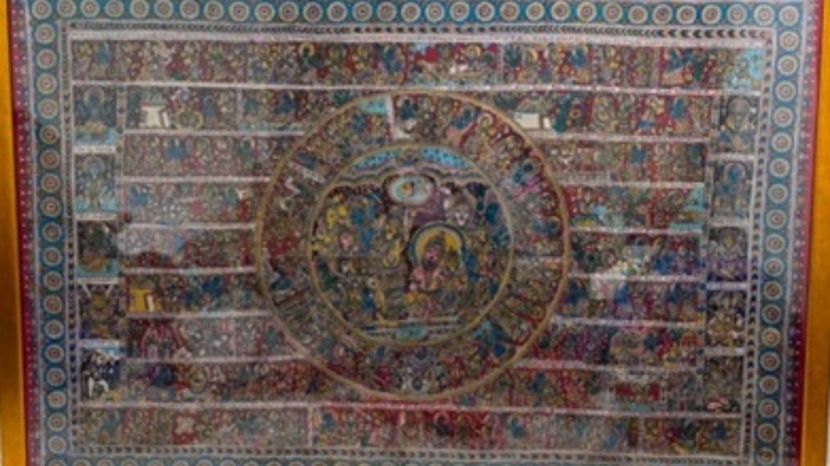 handwoven textiles and traditional artworks