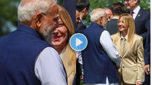 PM Modi Giorgia Meloni G7 Summit viral video | Melodi trending video on Instagram from G7 | पंतप्रधान नरेंद्र मोदी आणि जॉर्जिया मेलोनी जी-७ परिषद | मेलोडी इंस्टाग्राम व्हायरल व्हिडिओ