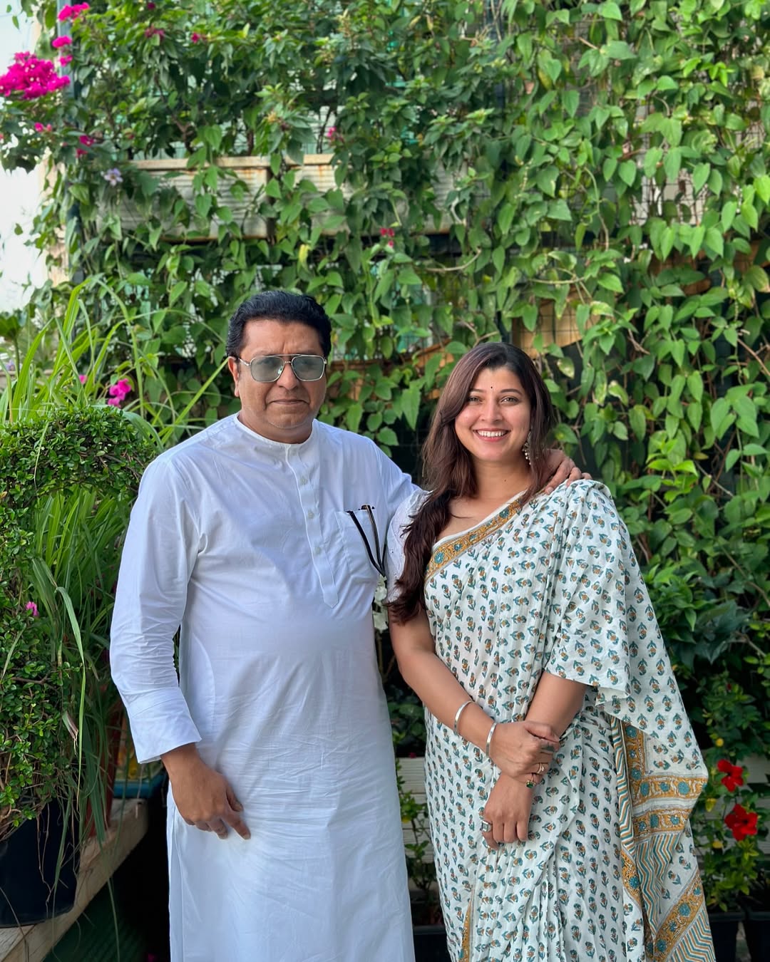 Tejaswini Pandit emotional post for Raj Thackeray birthday