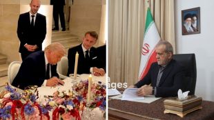 America Iran Peace Treaty signed by leaders | Donald Trump Masoud Pezeshkian MoU details | अमेरिका इराण शांतता करार ऐतिहासिक निर्णय | ट्रम्प आणि पेझेश्कियान युद्धाला पूर्णविराम