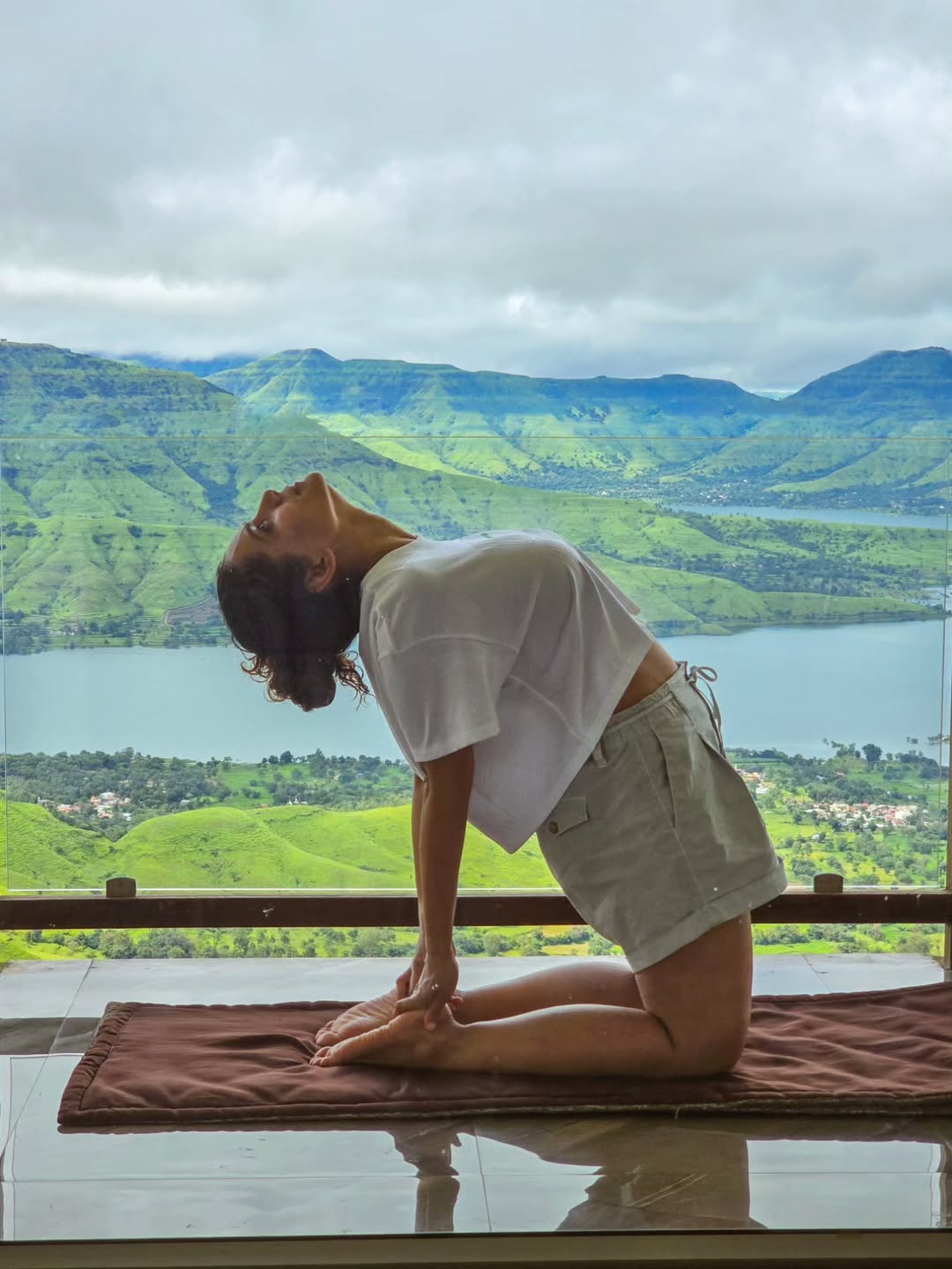 urmila kothare yoga day post