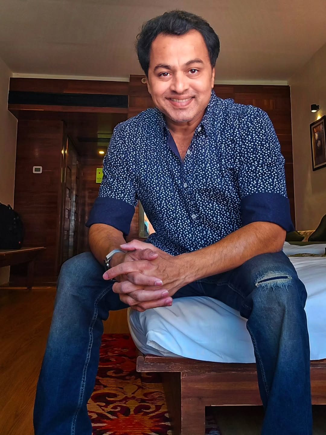Subodh Bhave visit to Chaplin World vacation photos