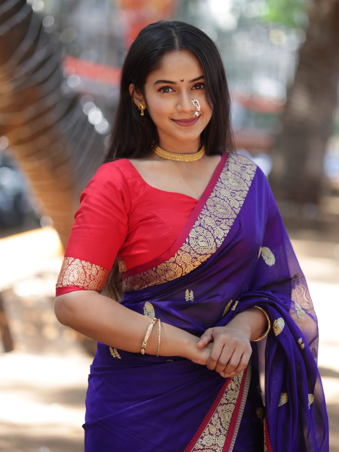 Prapti Redkar traditional look