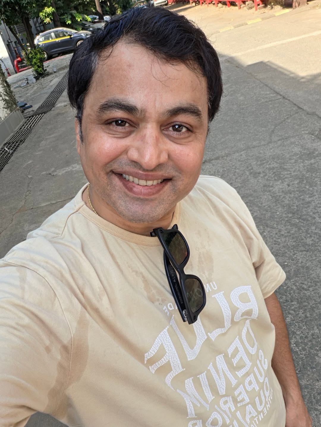 Subodh Bhave visit to Chaplin World vacation photos