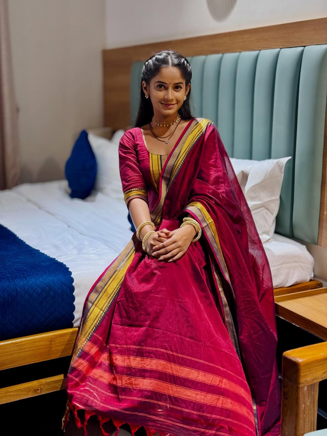Prapti Redkar traditional look
