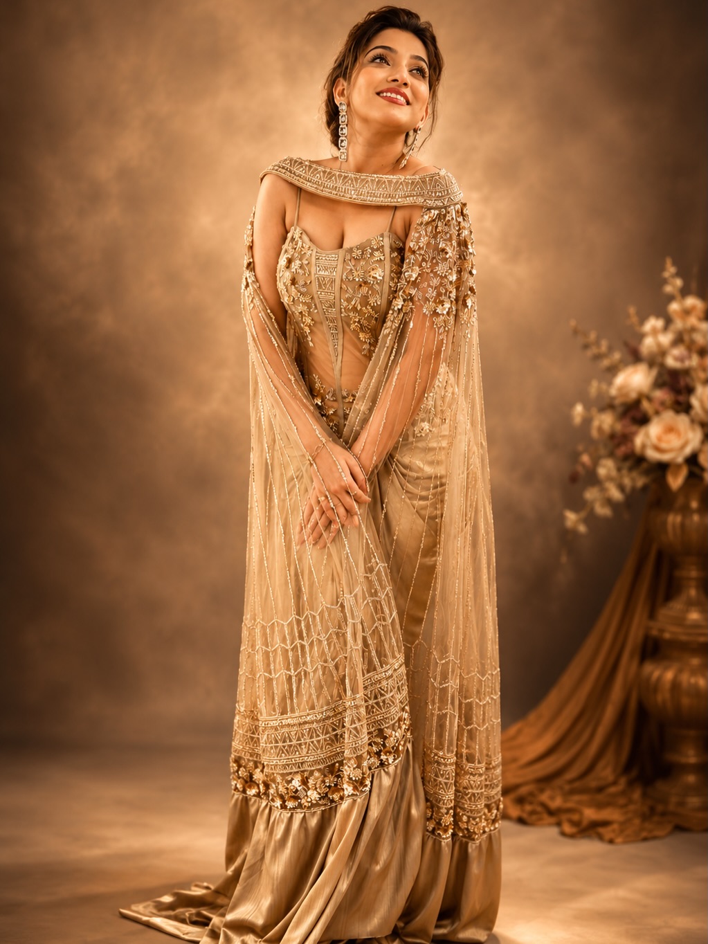 Jahnavi Killekar black gown photo