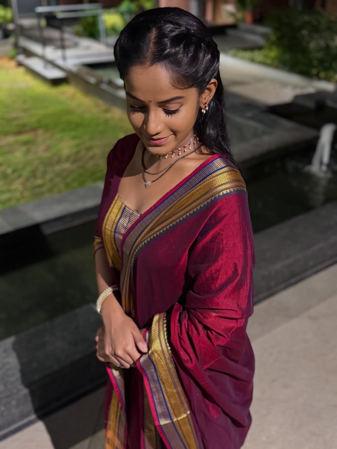 Prapti Redkar traditional look