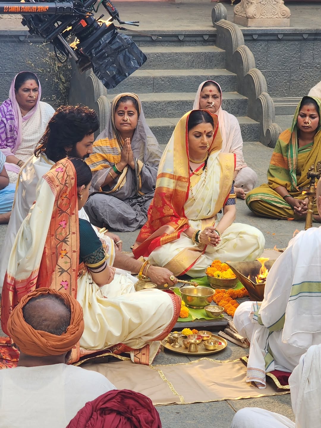 Bhagyashree emotional post on Rajmata Jijau role