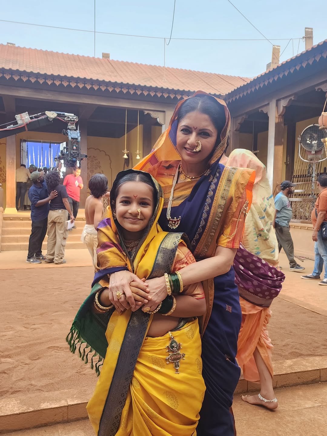 Bhagyashree emotional post on Rajmata Jijau role