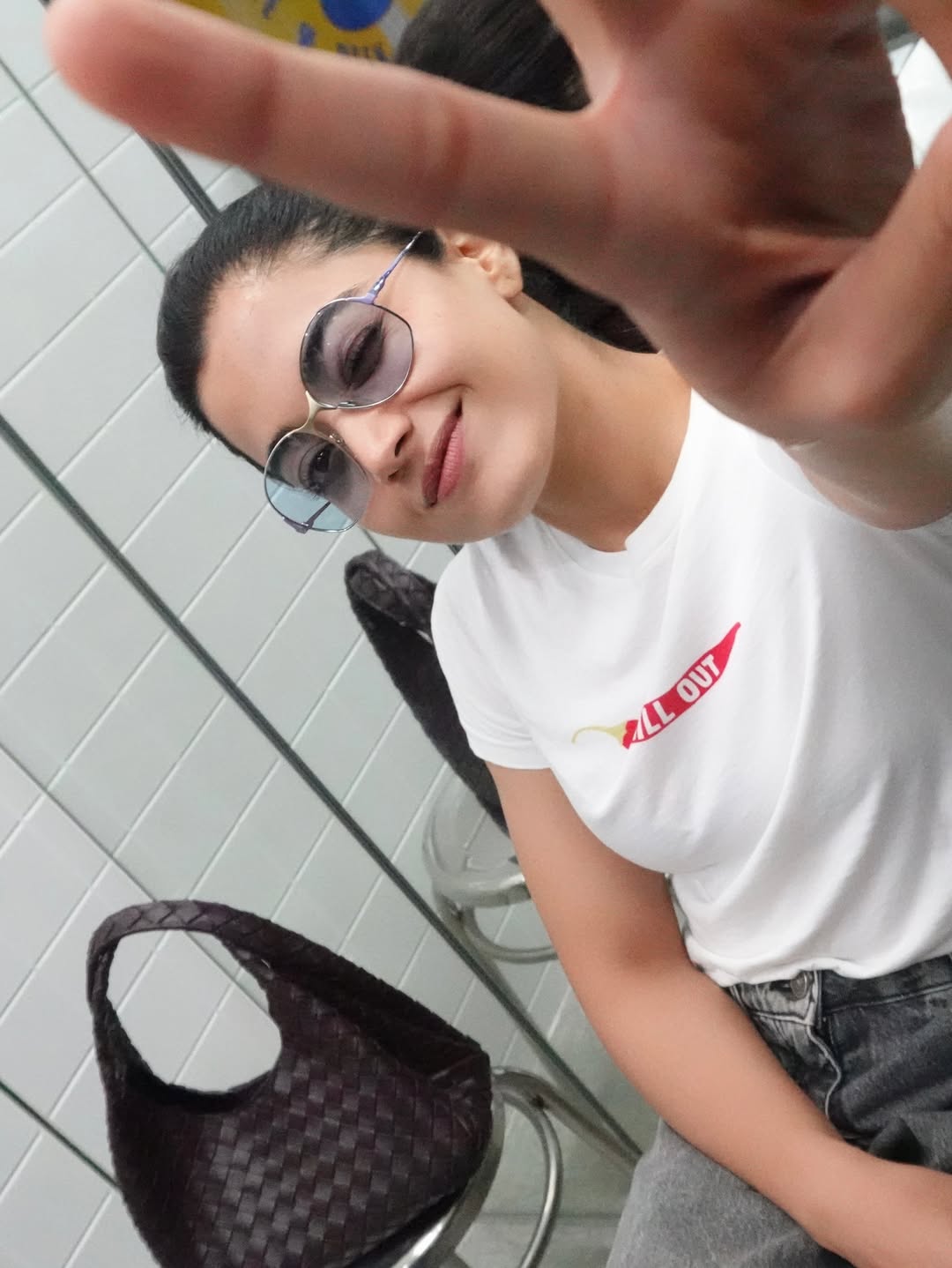 Rashmika Mandanna cute look in Japan