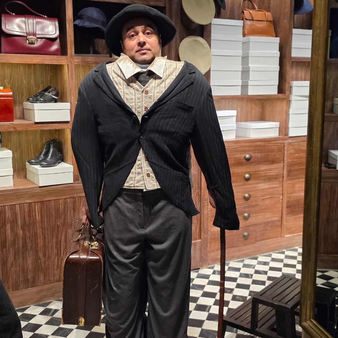 Subodh Bhave visit to Chaplin World vacation photos