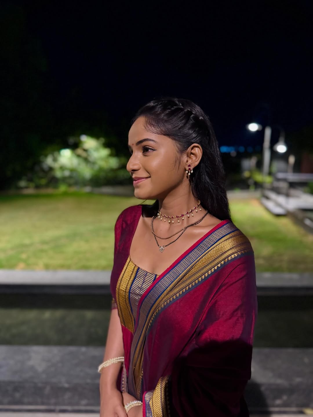 Prapti Redkar traditional look