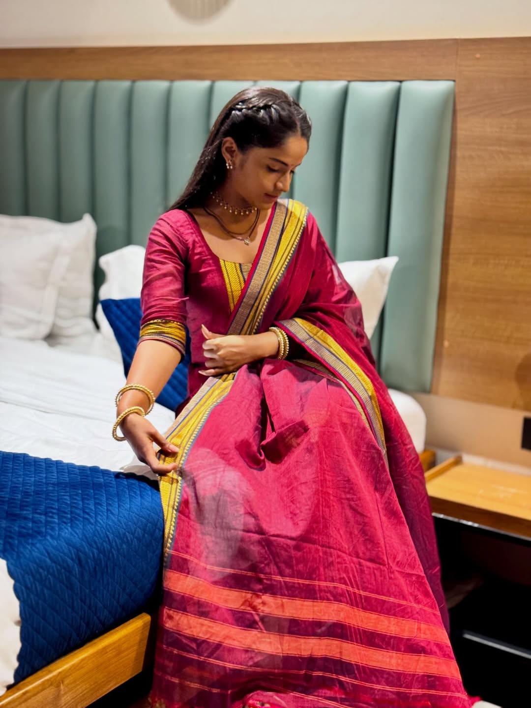 Prapti Redkar traditional look