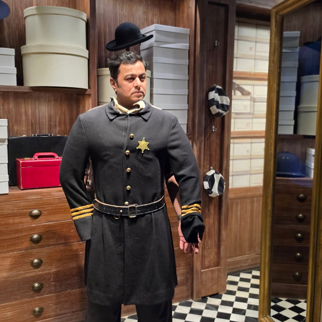 Subodh Bhave visit to Chaplin World vacation photos