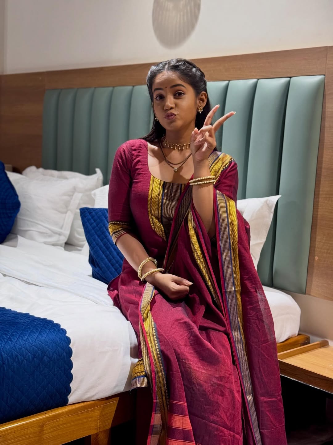 Prapti Redkar traditional look