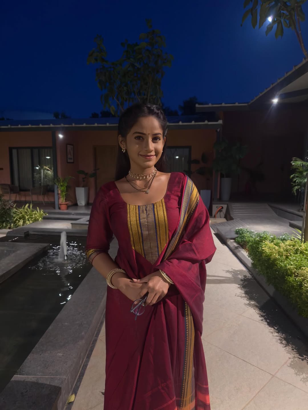 Prapti Redkar traditional look