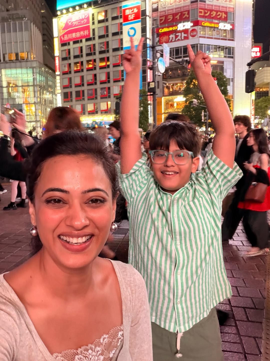Shweta Tiwari japan trip photos with son
