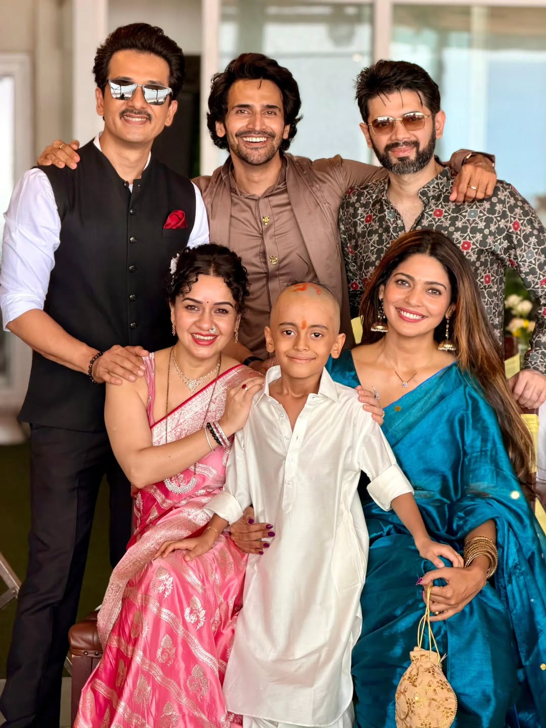 Gashmeer Mahajani son munj ceremony photos