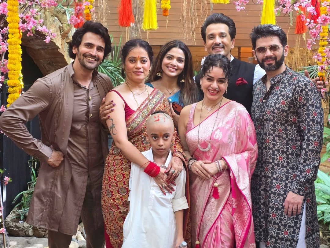 Gashmeer Mahajani son munj ceremony photos