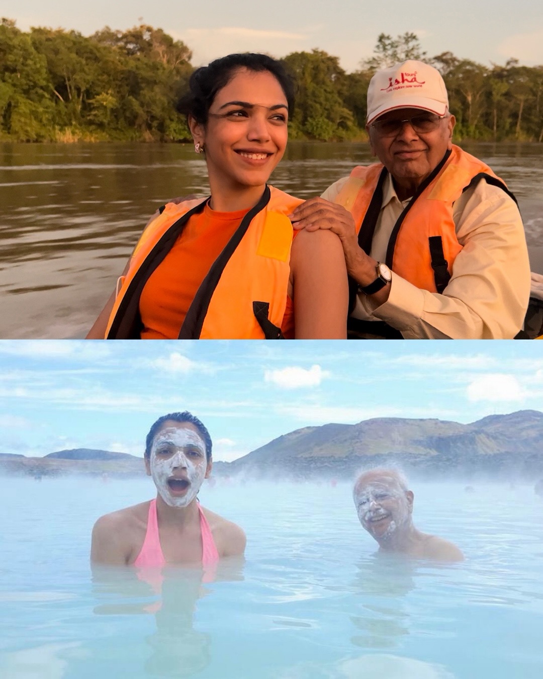 shriya pilgaonkar grandfather 88th birthday post