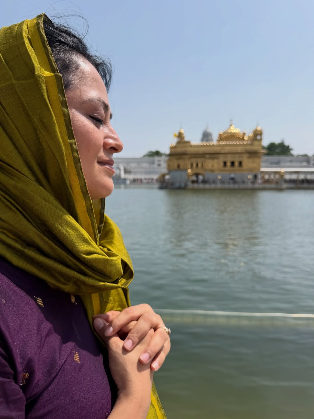 Monika Dabade Amritsar visit with daughter