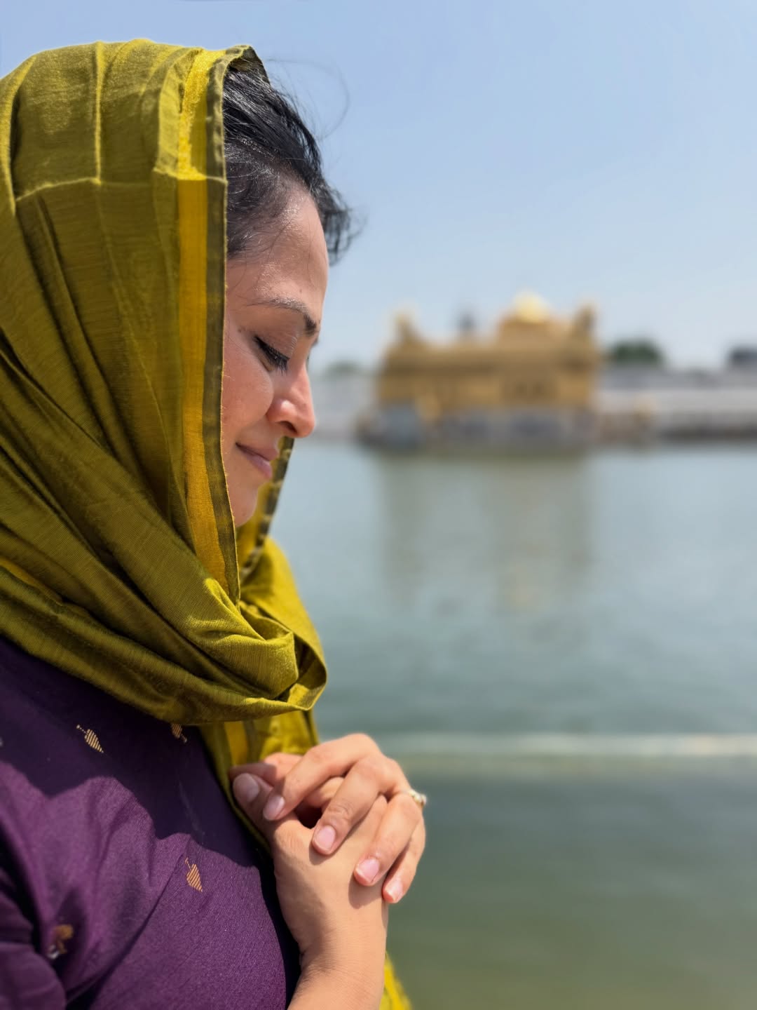 Monika Dabade Amritsar visit with daughter