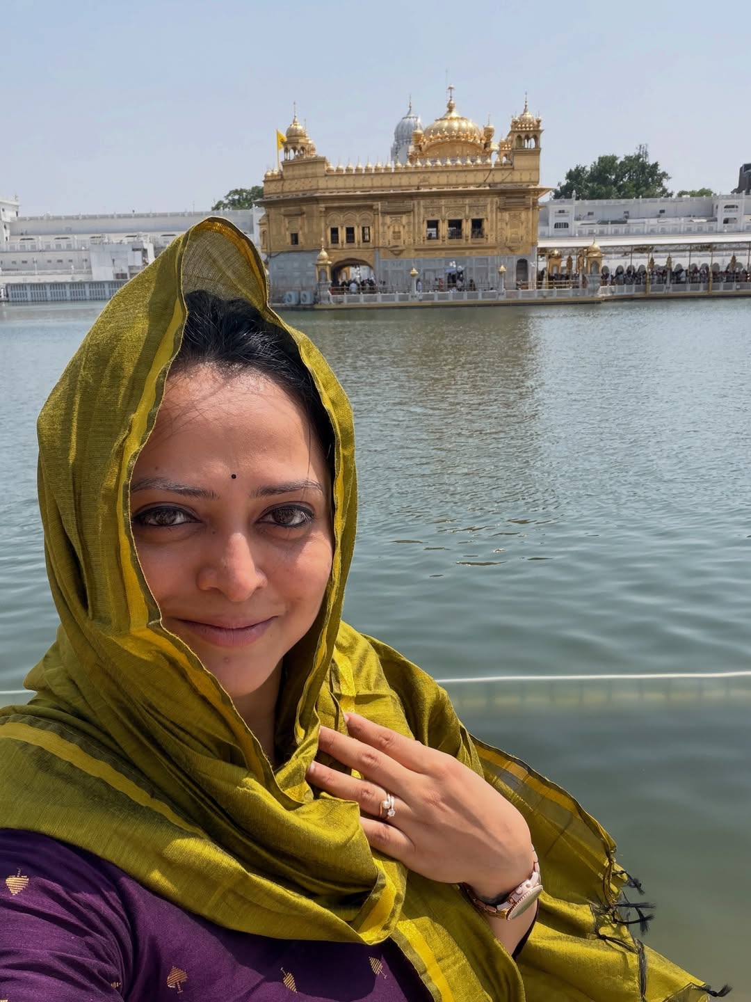Monika Dabade Amritsar visit with daughter