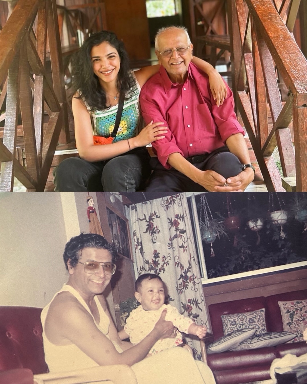 shriya pilgaonkar grandfather 88th birthday post