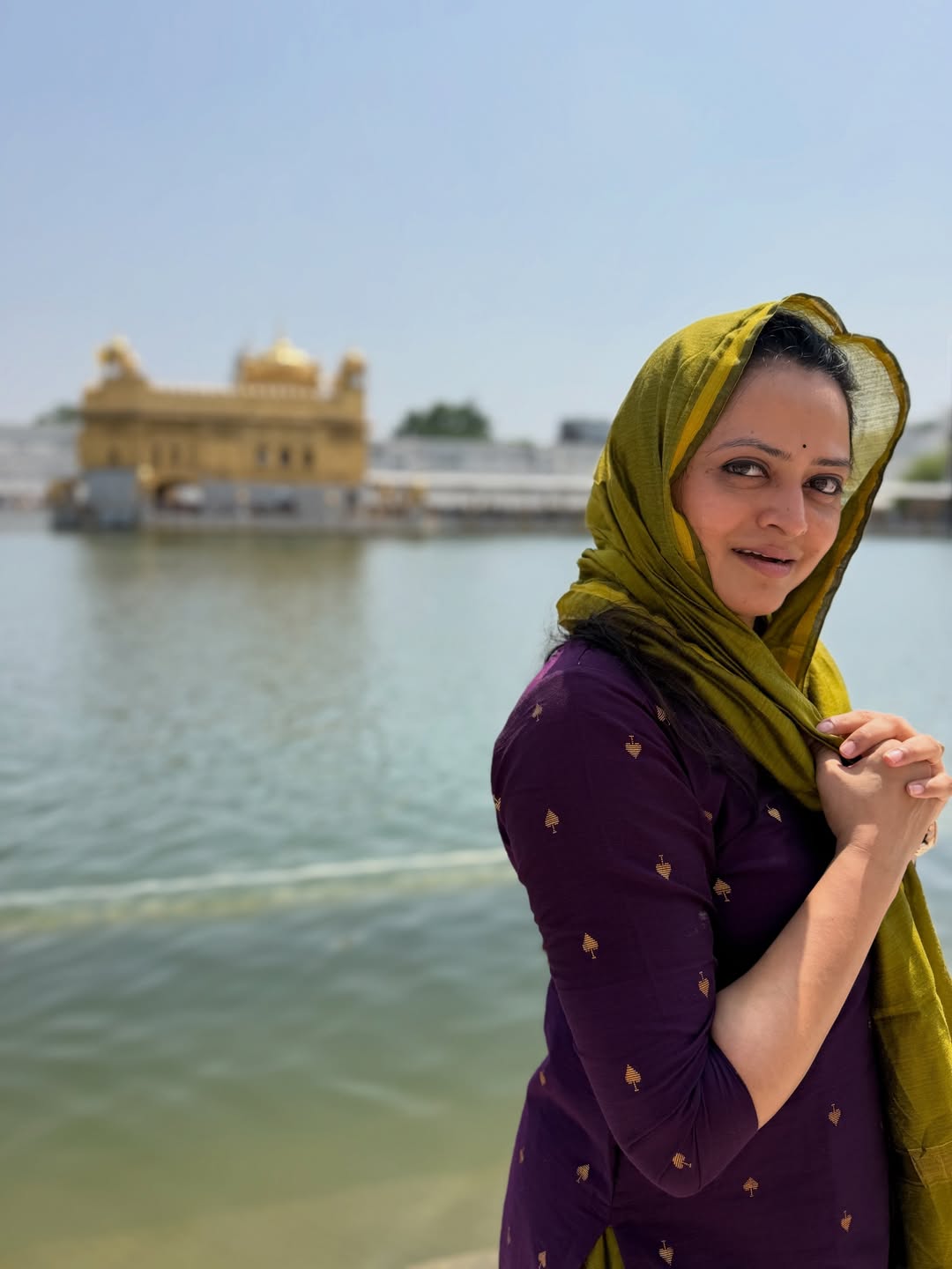 Monika Dabade Amritsar visit with daughter
