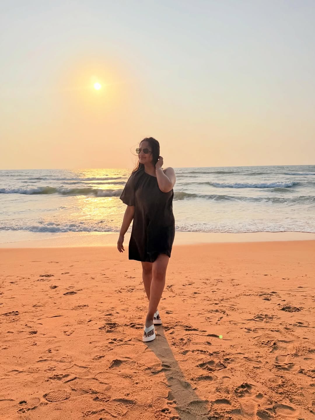 Aditi Dravid Beach Photoshoot At Goa