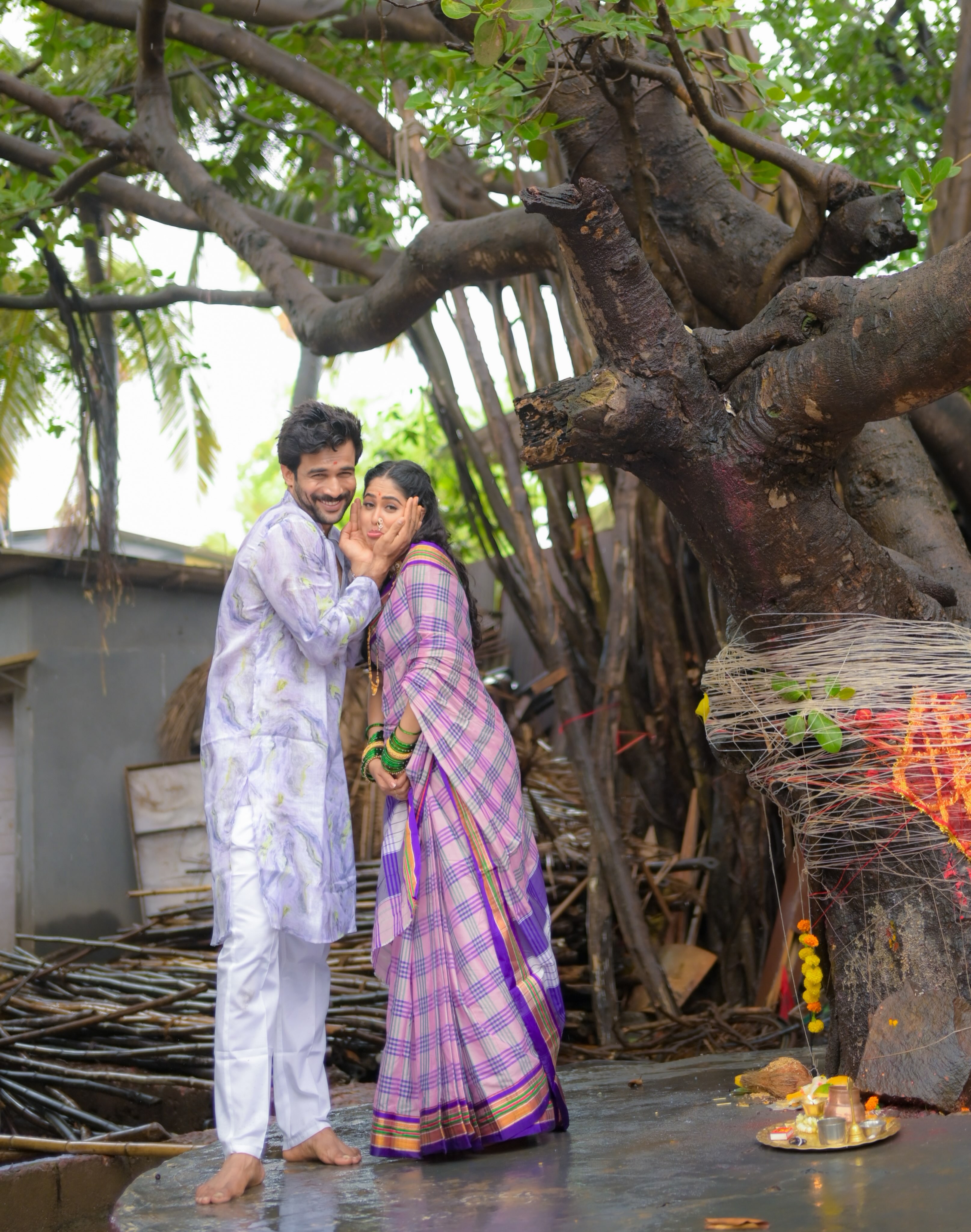 Akshaya Hindalkar Vishal Nikam Vat Purnima 2026
