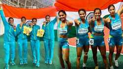 भारताच्या लेकी हुशार! महिला संघाने आशियाई रिले चॅम्पियनशिप स्पर्धेत पटकावलं सुवर्णपदक; चीनला दिला पराभवाचा धक्का