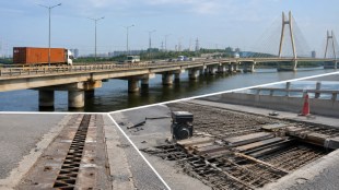 Thane Creek Bridge 2 repair works | MSRDC expansion joint maintenance | Sion Panvel highway traffic updates | Mumbai Navi Mumbai connectivity infrastructure