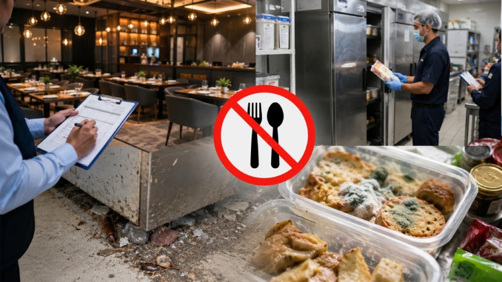 Mumbai FDA raid Tukaram Mundhe | Aditya Birla restaurant Nariman Point suspended | Mumbai hotels hygiene rules violation | Food and Drug Administration Maharashtra action Mumbai FDA raid Tukaram Mundhe | Aditya Birla restaurant Nariman Point suspended | Mumbai hotels hygiene rules violation | Food and Drug Administration Maharashtra action
