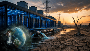 Data center water consumption crisis Maharashtra | AI cloud computing electricity shortage Mumbai | Green data center policy India | Environmental impact of digital infrastructure Pune