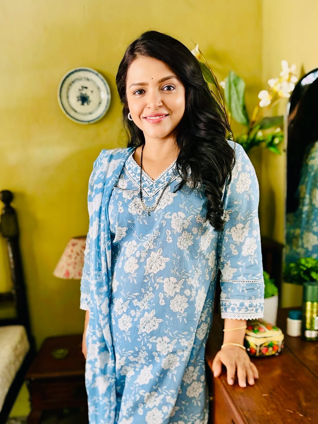 Deepa Parab Chaudhari Anarkali Dress Look