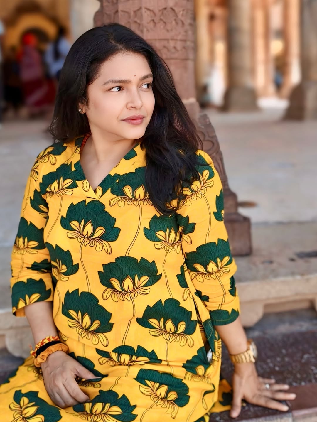 Deepa Parab Chaudhari Anarkali Dress Look