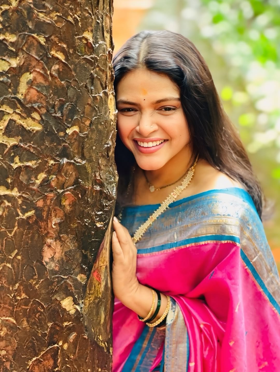 Deepa Parab Chaudhari Anarkali Dress Look