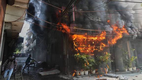 Delhi Hotel Fire