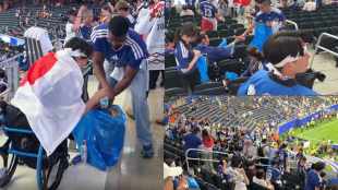 FIFA World Cup 2026 Japan fans win hearts by cleaning dallas stadium after match vs netherlands video