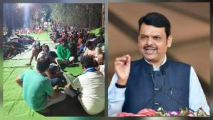 Gadchiroli farmers protest against land acquisition | Devendra Fadnavis steel hub project controversy Maharashtra | Farmers sit in agitation Collector office Gadchiroli | Mahendra Brahmanwade Congress leads farmers protest