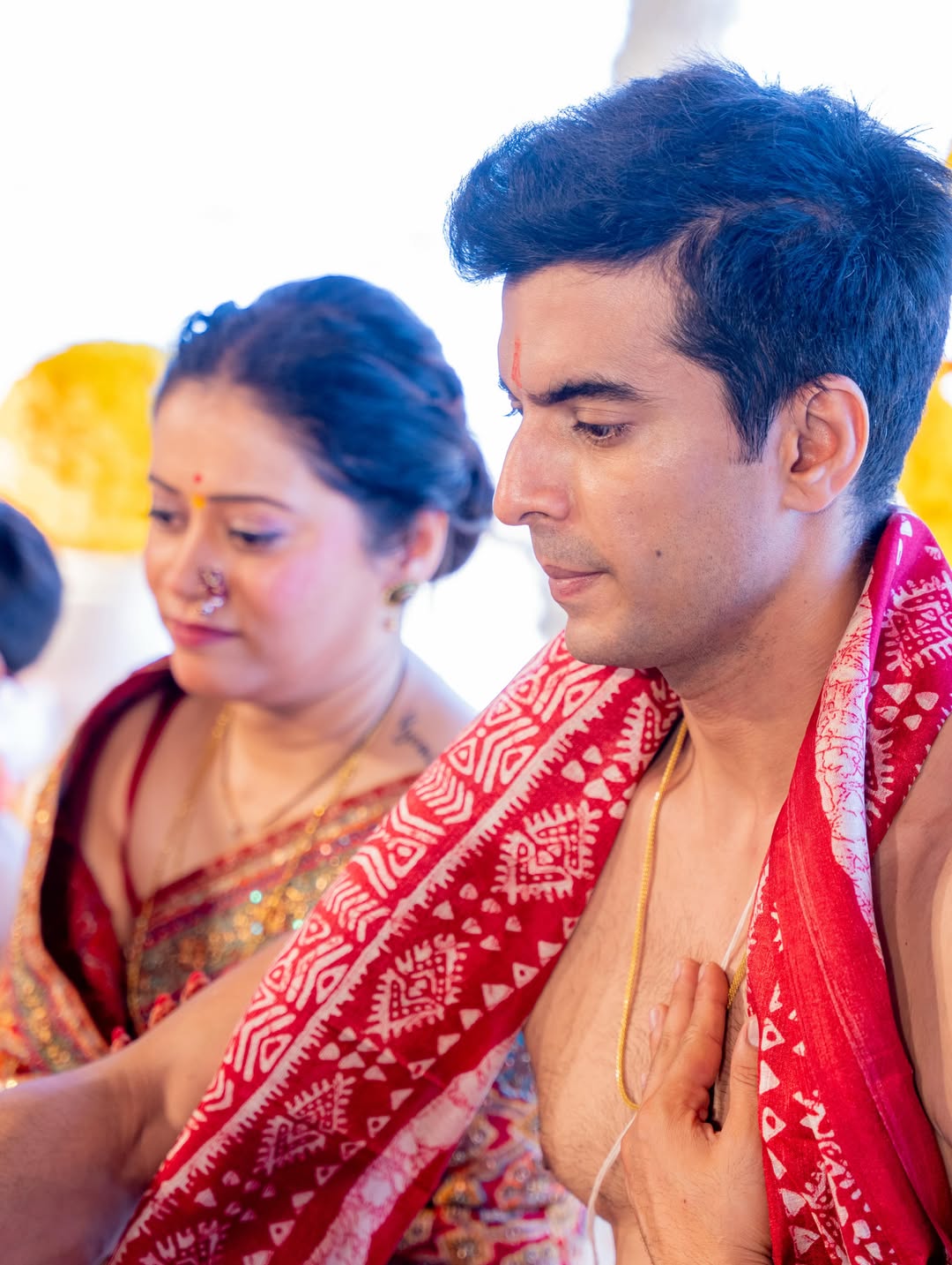 Gashmeer Mahajani Son Vyom Munj Ceremony