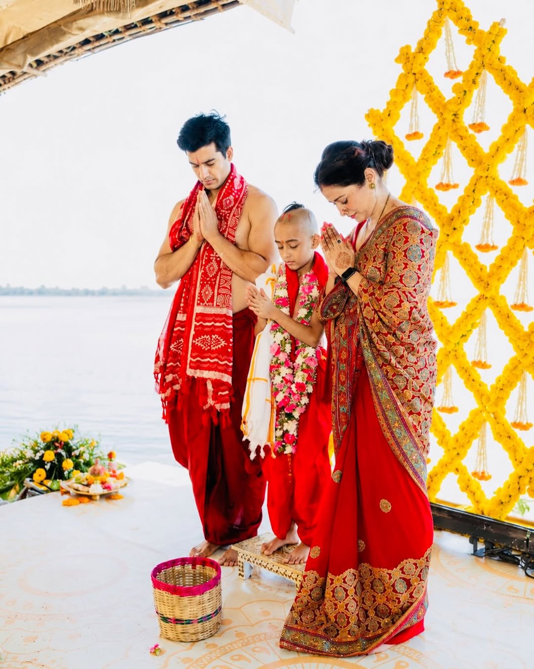 Gashmeer Mahajani Son Vyom Munj Ceremony