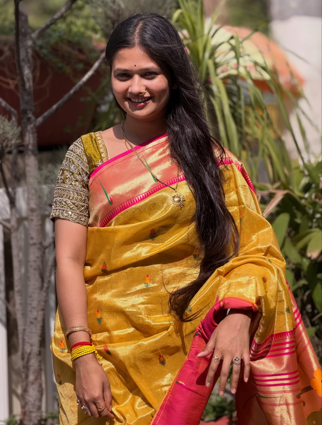 Gautami Patil Paithani Saree Look