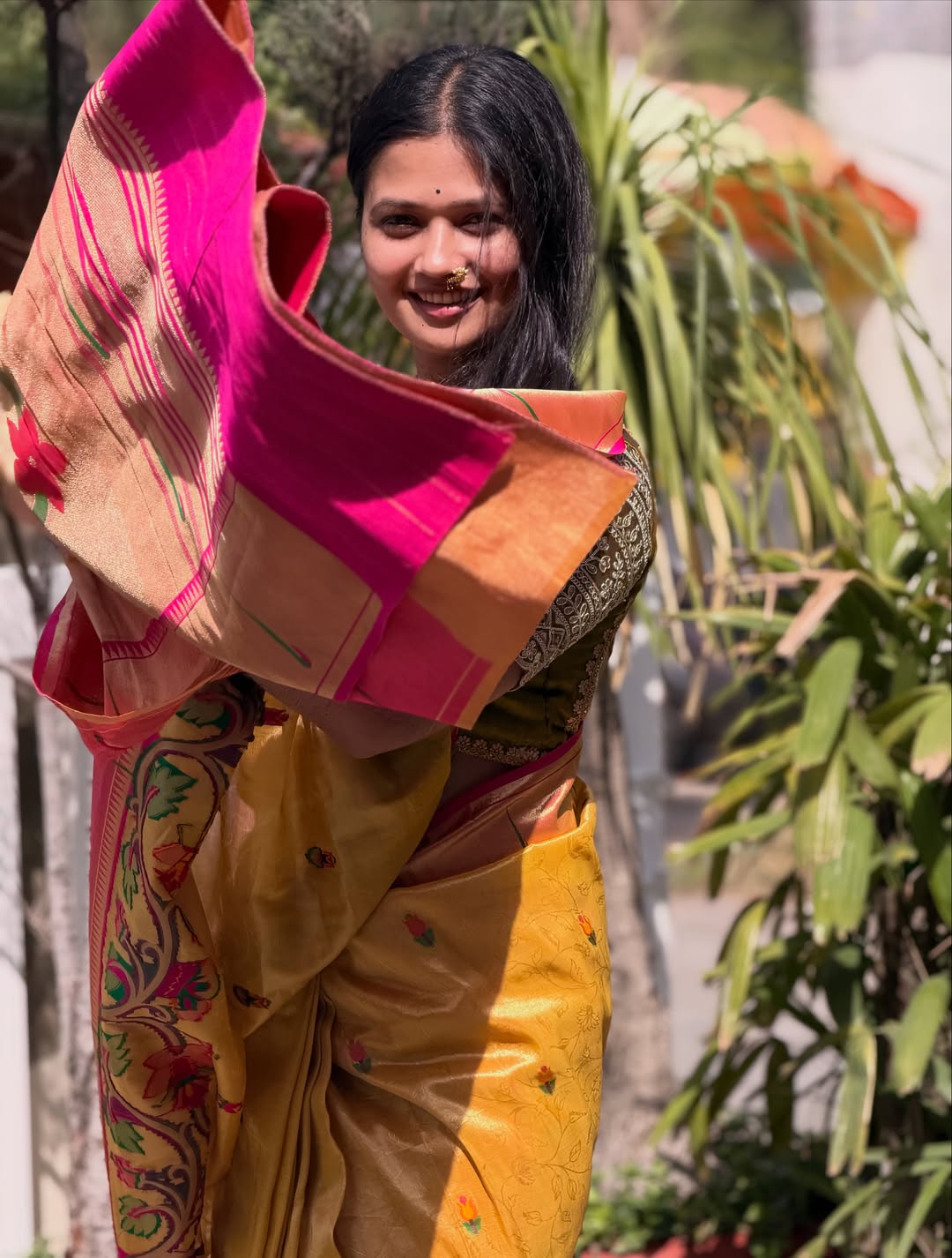 Gautami Patil Paithani Saree Look
