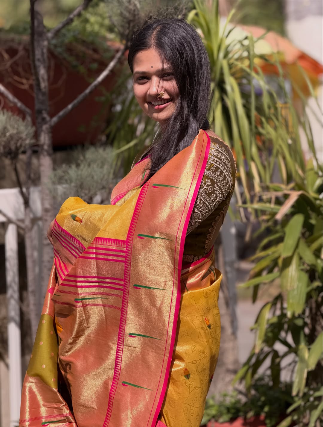 Gautami Patil Paithani Saree Look